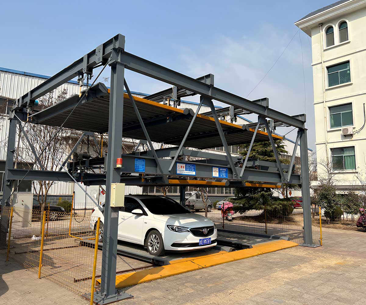 興業(yè)縣簡易式立體停車庫鋼結(jié)構(gòu)外表處理方法及應用